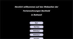 Desktop Screenshot of ferienwohnung-in-rottweil.de